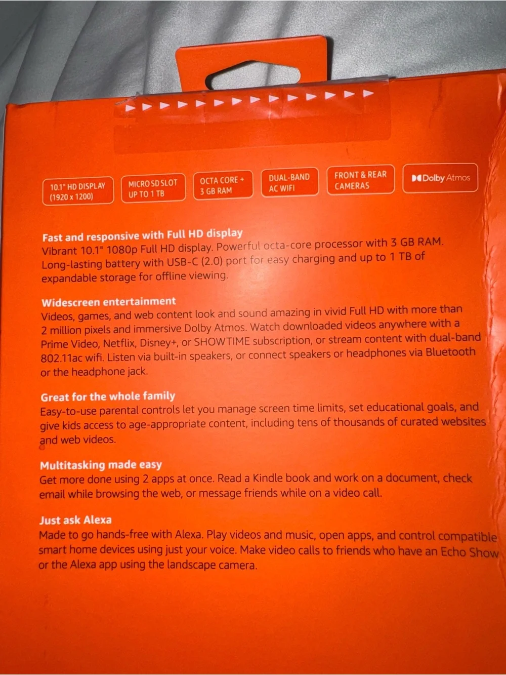 NEW sealed Amazon Fire HD 10 with Alexa 32GB, Wi-Fi, 10.1